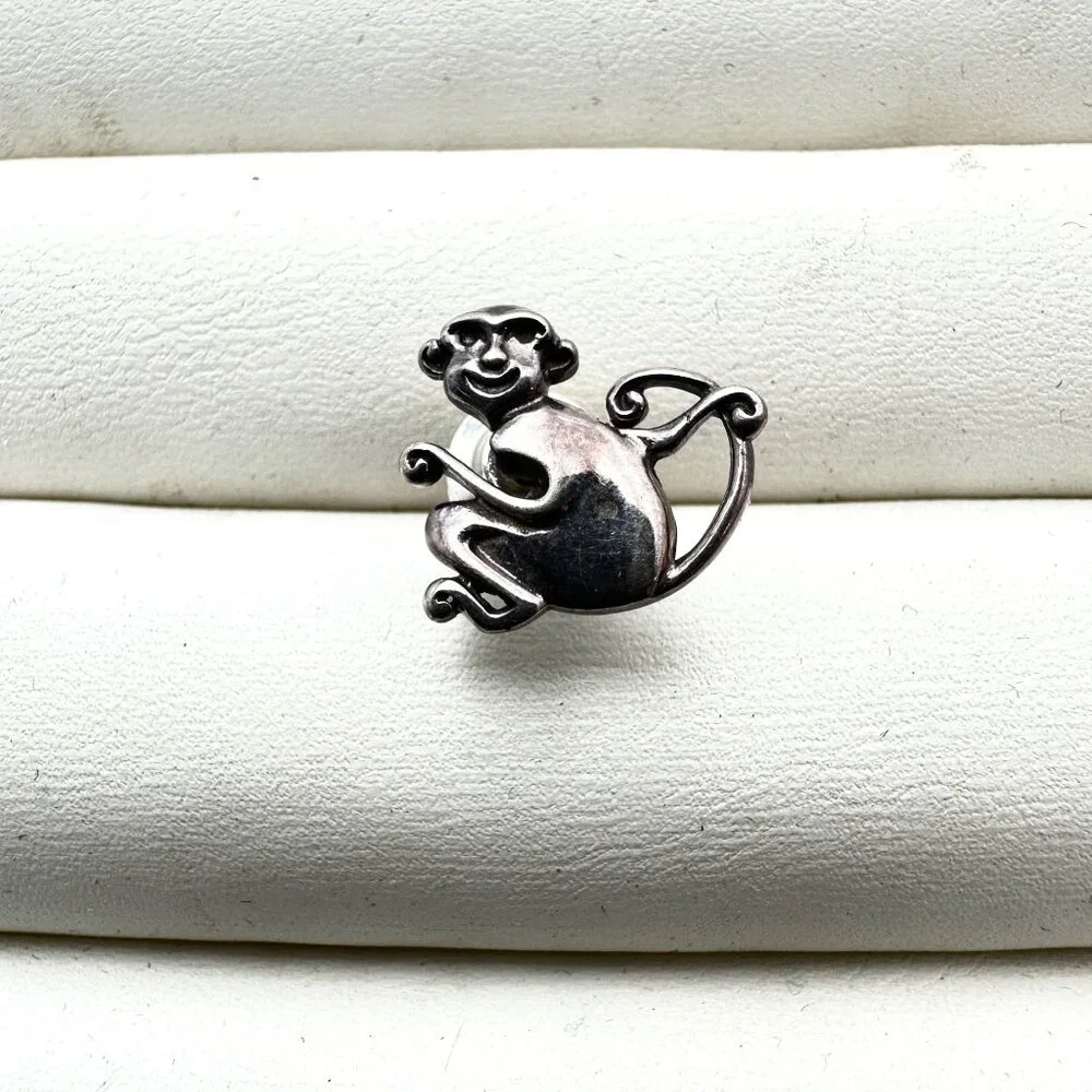 JAI John Hardy Year of the Monkey Pin Tie Tac Sterling Silver 925